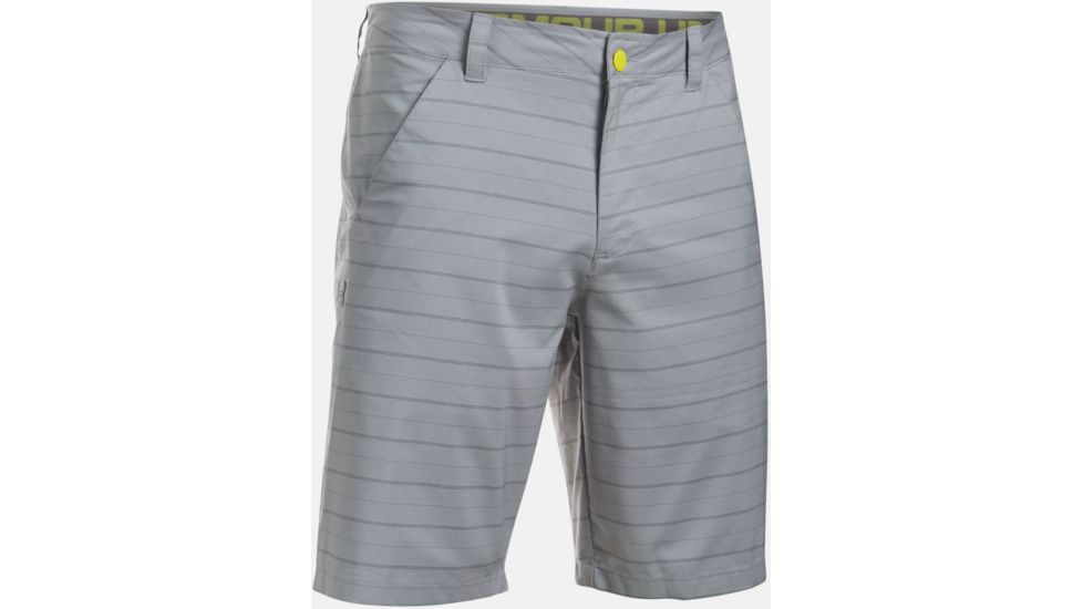 Under Armour Surf &amp; Turf Short - Men's-Overcast Gray/Smash Yellow/Graphite-34 Waist