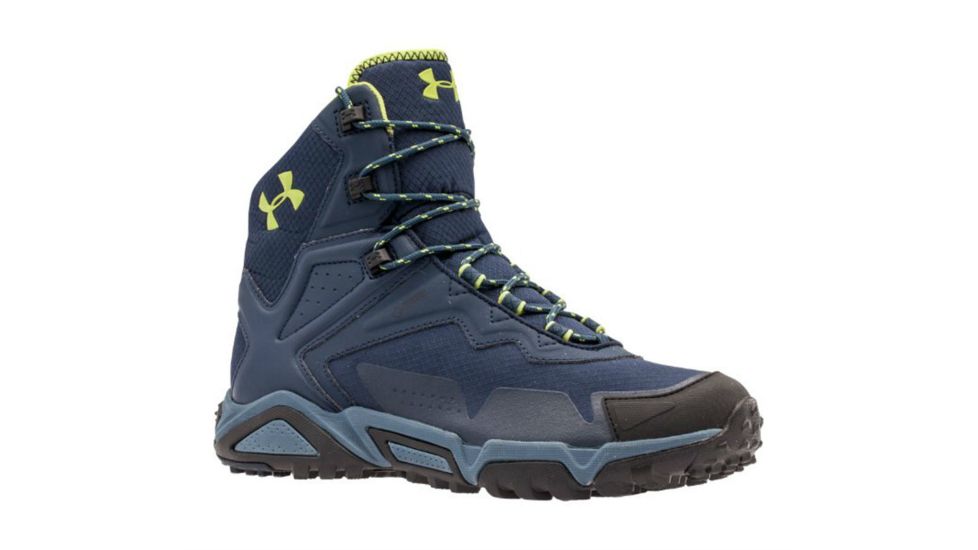 Under Armour Tabor Ridge Mid Hiking Boot - Men's-Cadet/Blue/Green-Medium-9 US