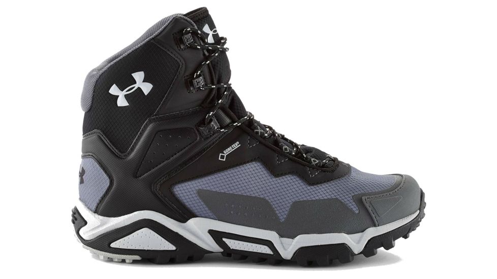 Under Armour Tabor Ridge Mid Hiking Boot - Mens-Graphite/Black-Medium-12 US