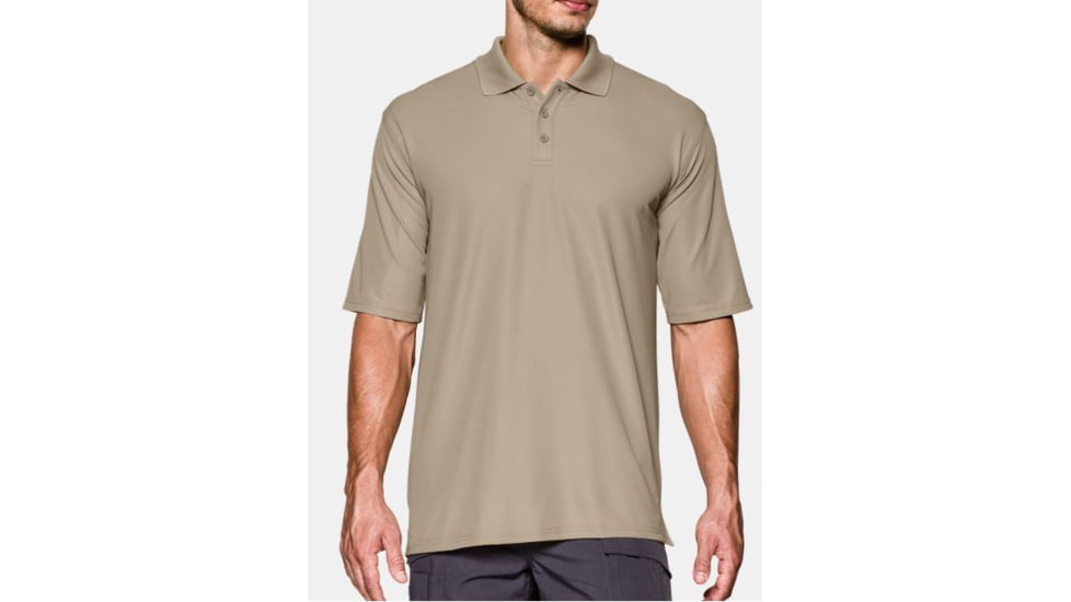 Under Armour Tactical Range Polo, Desert, Medium 1005492-290-MD