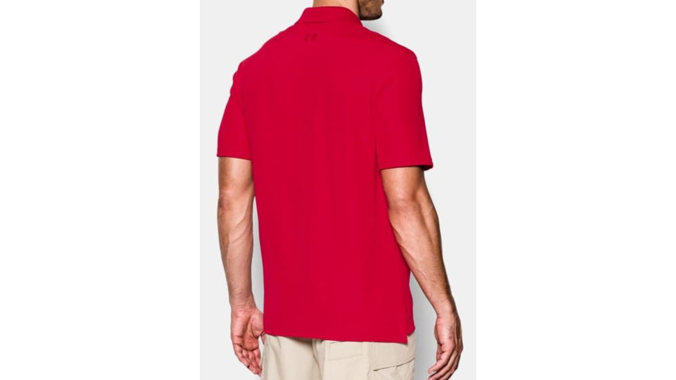 Under Armour Tactical Range Polo, Red, Small 1005492-600-SM