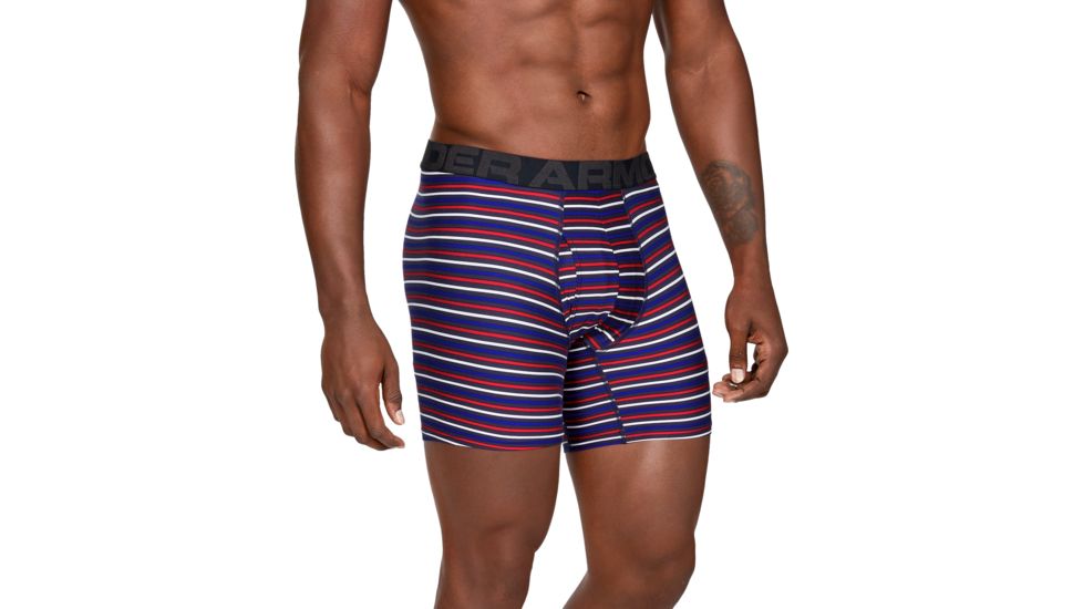 Under Armour UA Boxerjock Printed - 2-Pack - Men's, Large, ACADEMY, 1327416408LG