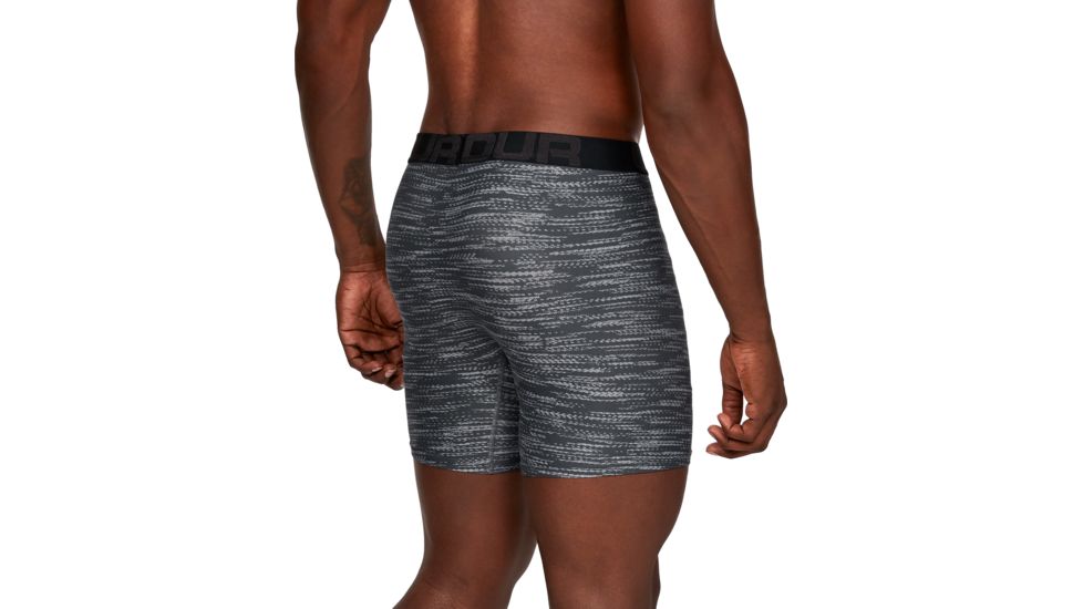 Under Armour UA Boxerjock Printed - 2-Pack - Men's, 2XL, Dark Maroon, 13274166002X