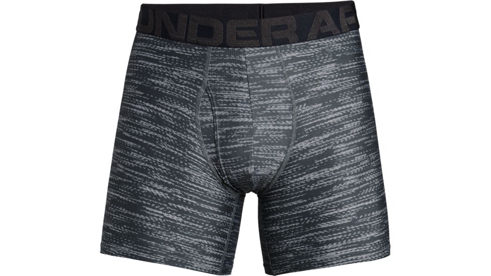 Under Armour UA Boxerjock Printed - 2-Pack - Men's, 2XL, Dark Maroon, 13274166002X