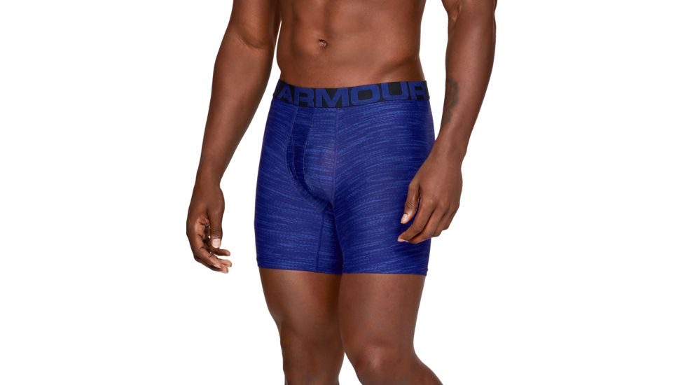 Under Armour UA Boxerjock Printed - 2-Pack - Men's, 2XL, Royal, 13274164002X