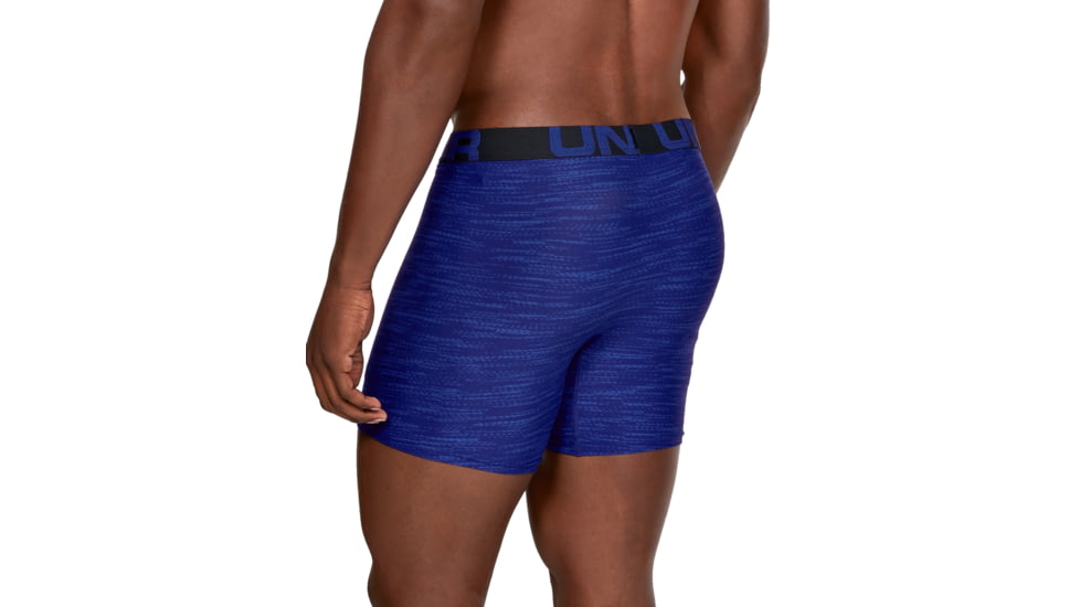 Under Armour UA Boxerjock Printed - 2-Pack - Men's, 2XL, Royal, 13274164002X