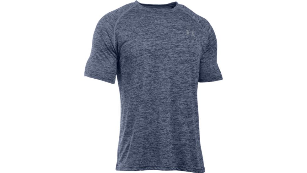 Under Armour Tech Short Sleeve T-Shirt, Academy/Steel/Steel, MD, 1228539-414-MD