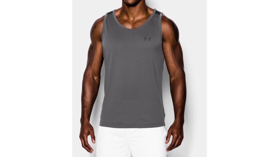 Under Armour Tech Tank - Men's-Red/Sherry-Small