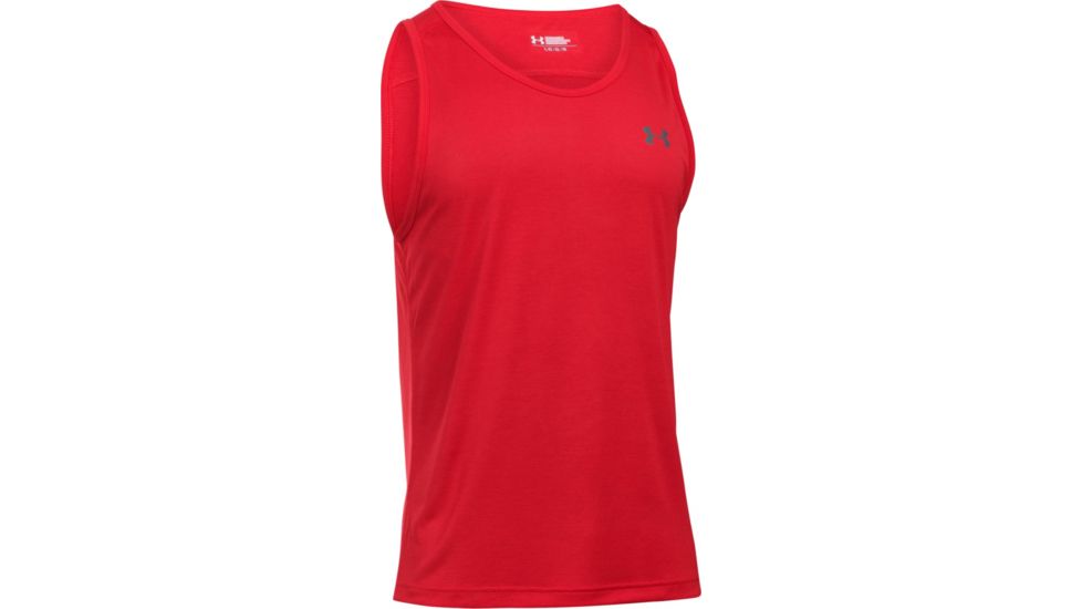 Under Armour Tech Tank, Red/Graphite, XL, 1242793-603-XL