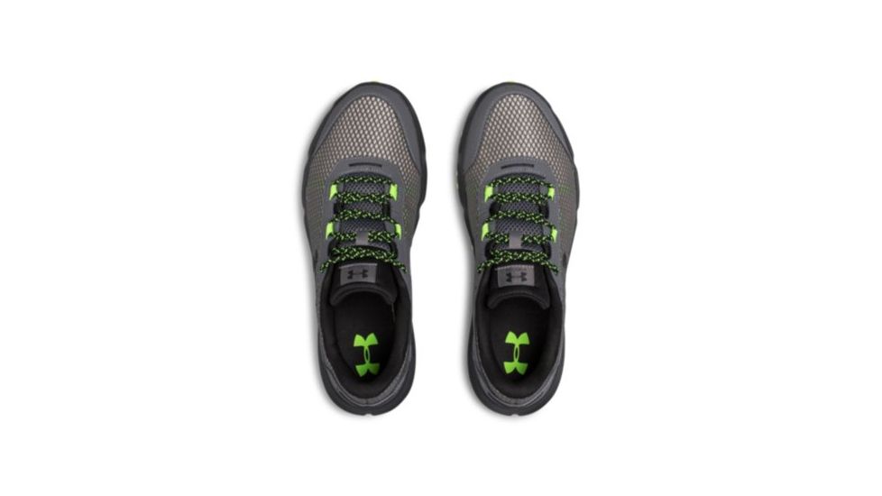 Under Armour Toccoa Running Shoe, Graphite/Hyper Green/Black, 10.5 US 1297449-103-10.5