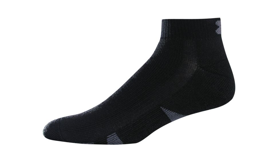 Under Armour Ua 3312 Lg Blk 10 13 Ua 4 Pack Lo Cut Black