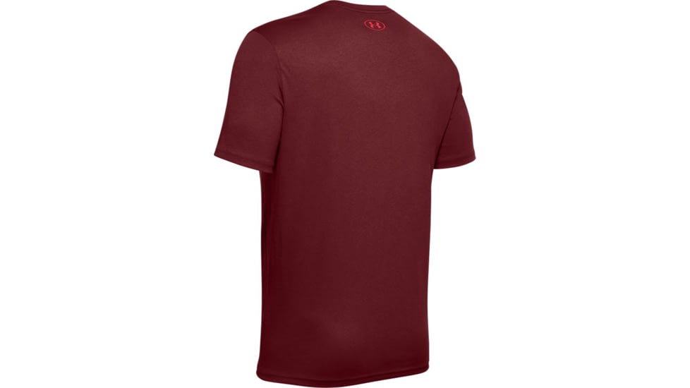 Under Armour UA Big Logo T-Shirt - Mens, Extra Large, Cordova, 1329583615XL