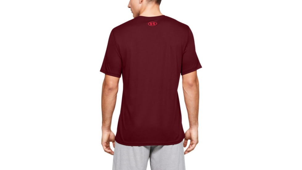 Under Armour UA Big Logo T-Shirt - Mens, Extra Large, Cordova, 1329583615XL