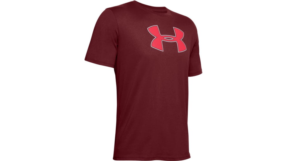 Under Armour UA Big Logo T-Shirt - Mens, Extra Large, Cordova, 1329583615XL