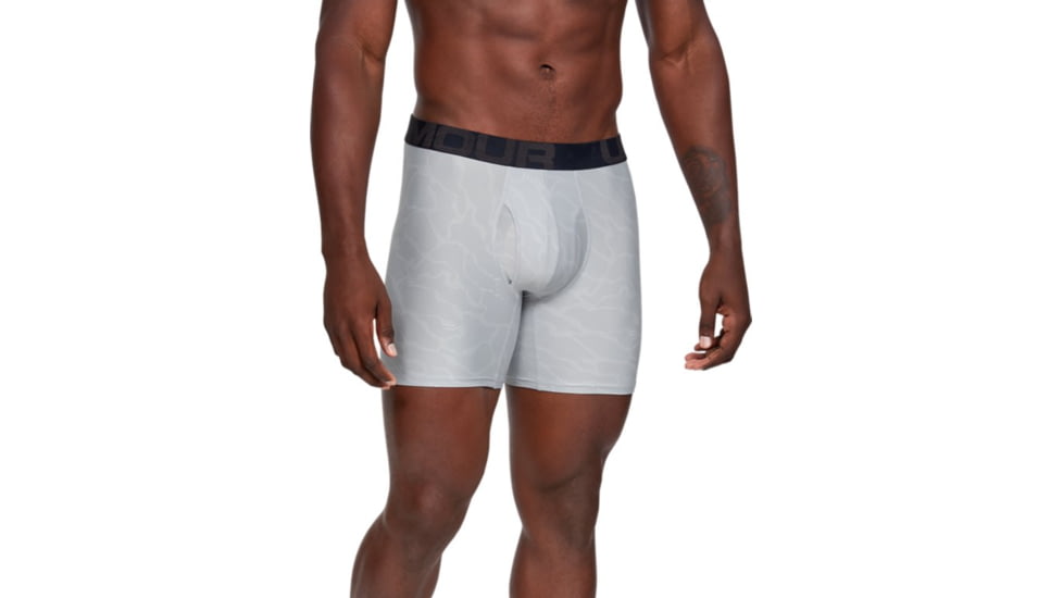 Under Armour UA Boxerjock Printed - 2-Pack - Mens, 2XL, Ultra Orange, 13274160112X