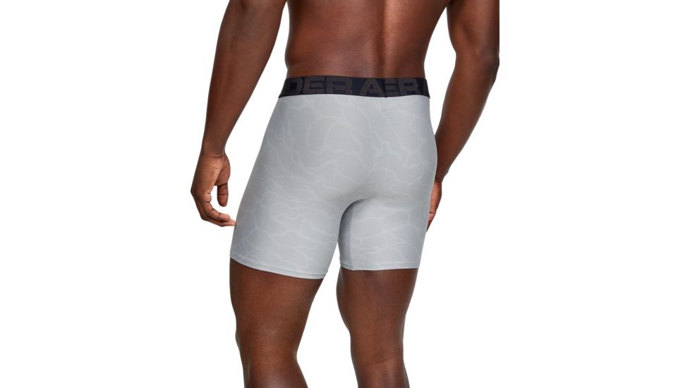 Under Armour UA Boxerjock Printed - 2-Pack - Mens, 2XL, Ultra Orange, 13274160112X