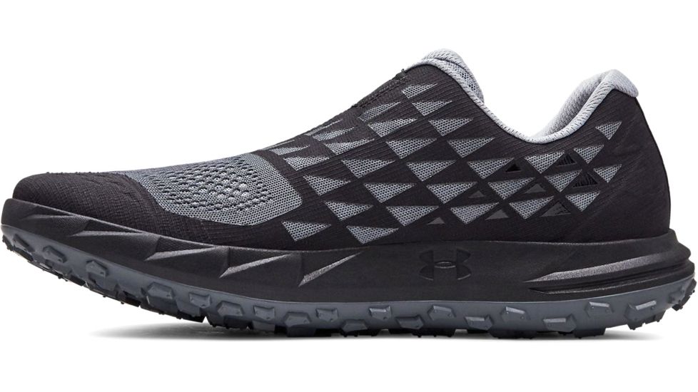 Under Armour UA Fat Tire 3 Road Running Shoe - Mens, Black/Pitch Gray/Steel, 9.5, 3020143-001-9.5