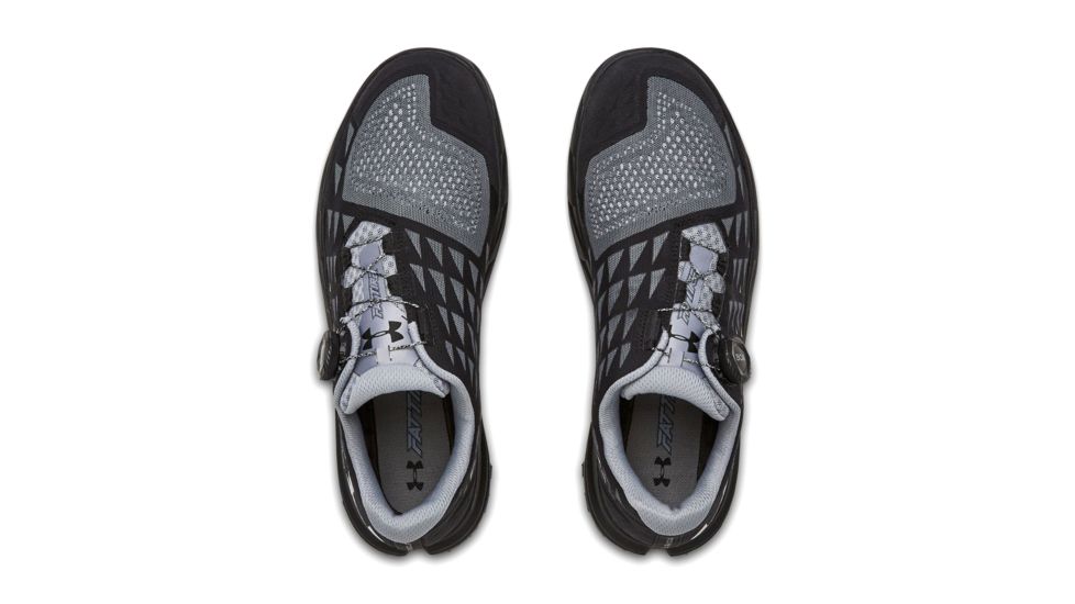 Under Armour UA Fat Tire 3 Road Running Shoe - Mens, Black/Pitch Gray/Steel, 9.5, 3020143-001-9.5