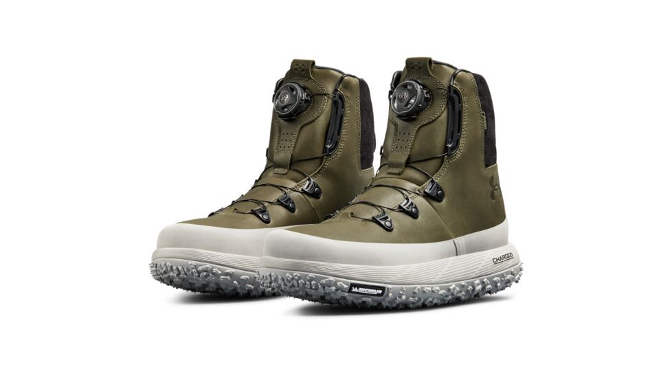 Under Armour UA Fat Tire Govie SE Hiking Shoe - Mens, Marine OD Green/Tin/Marine OD Green, 11.5, 1302570-300-11.5
