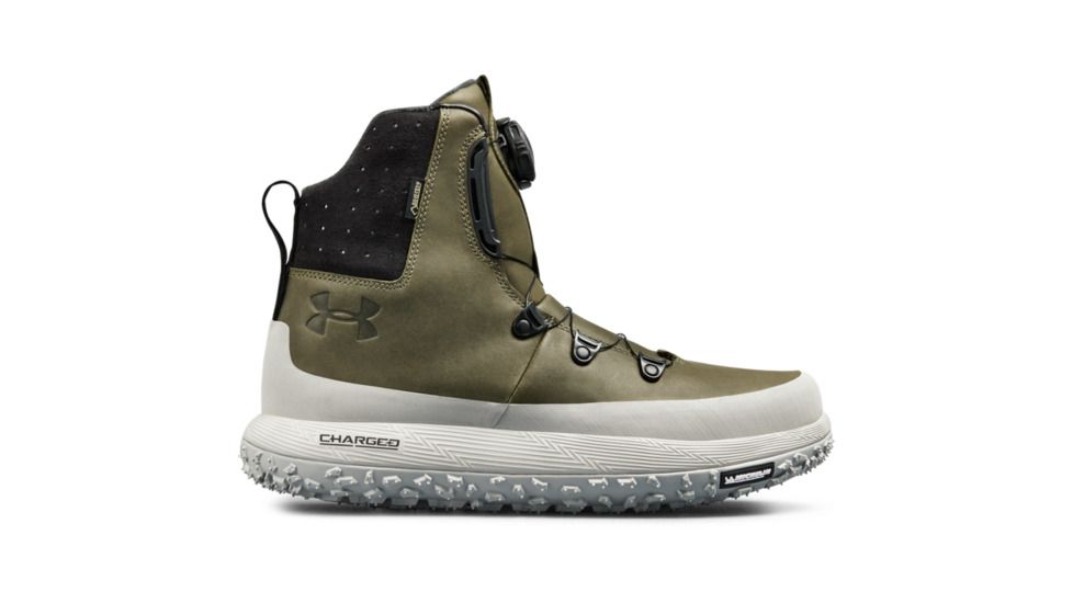 Under Armour UA Fat Tire Govie SE Hiking Shoe - Mens, Marine OD Green/Tin/Marine OD Green, 11.5, 1302570-300-11.5