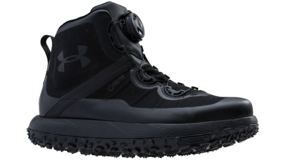 Under Armour Fat Tire GTX Trail Running Shoe - Men's-Black-Medium-10.5