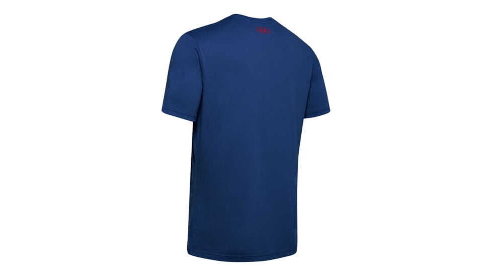 Under Armour UA Fish Hook Logo T-Shirt - Men's, Extra Large, American Blue, 1331197449XL