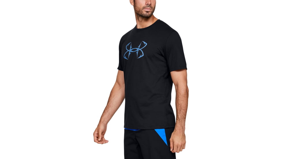 Under Armour UA Fish Hook Logo T-Shirt - Men's, 2XL, Black, 13311970022X