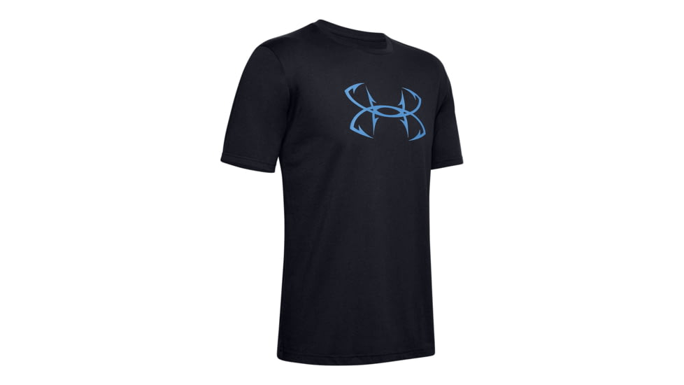 Under Armour UA Fish Hook Logo T-Shirt - Men's, 2XL, Black, 13311970022X