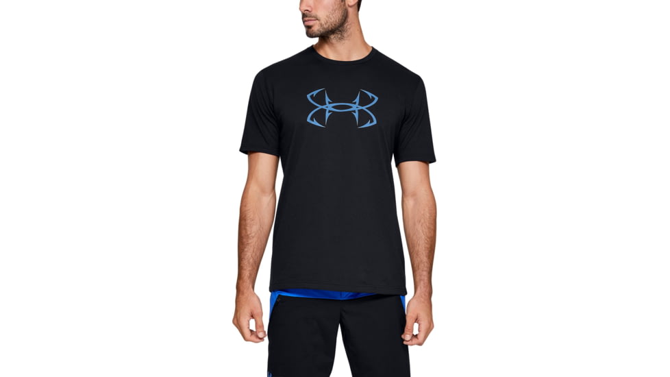 Under Armour UA Fish Hook Logo T-Shirt - Men's, 2XL, Black, 13311970022X