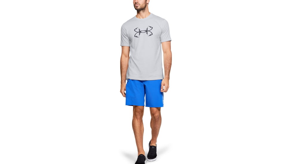 Under Armour UA Fish Hook Logo T-Shirt - Men's, Extra Large, Halo, 1331197014XL