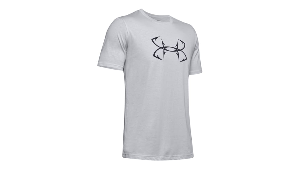 Under Armour UA Fish Hook Logo T-Shirt - Men's, Extra Large, Halo, 1331197014XL