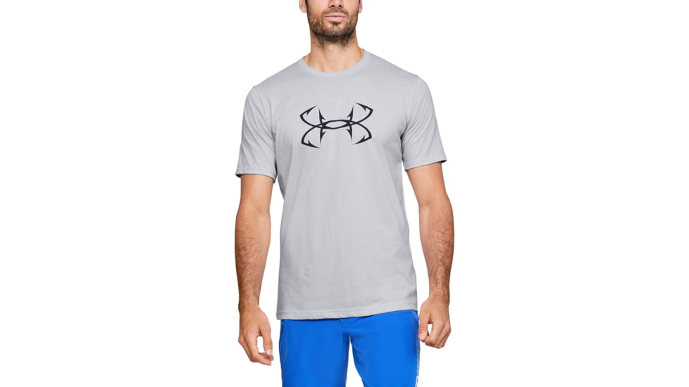 Under Armour UA Fish Hook Logo T-Shirt - Men's, Extra Large, Halo, 1331197014XL