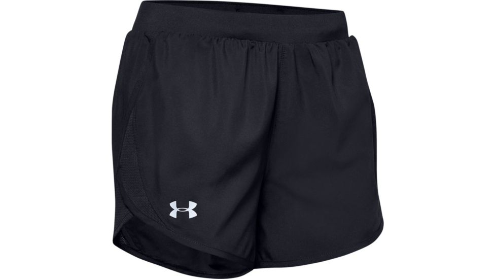 Under Armour UA Fly-By 2.0 Running Shorts - Women's, Small, 3.5 in Inseam, Black, 1350196001SM