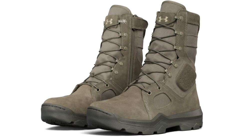 Under Armour UA FNP Zip Tactical Boots - Men's, 10, Sage, 129624038510