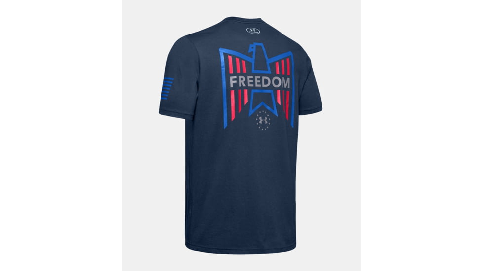 Under Armour UA Freedom Eagle T-Shirt - Mens, Large, Academy, 1343545408LG
