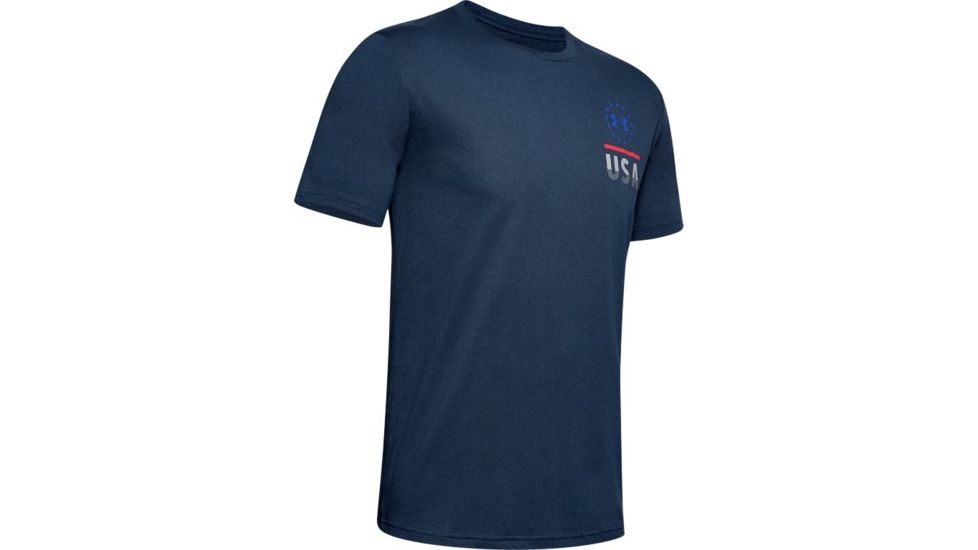 Under Armour UA Freedom Fierce Competitor T-Shirt - Mens, 2XL, ACADEMY, 13521494082X