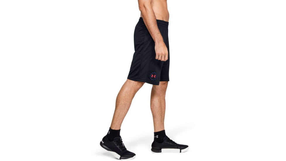 Under Armour UA Freedom MK-1 Shorts - Mens, Medium, Black/White, 1355562002MD