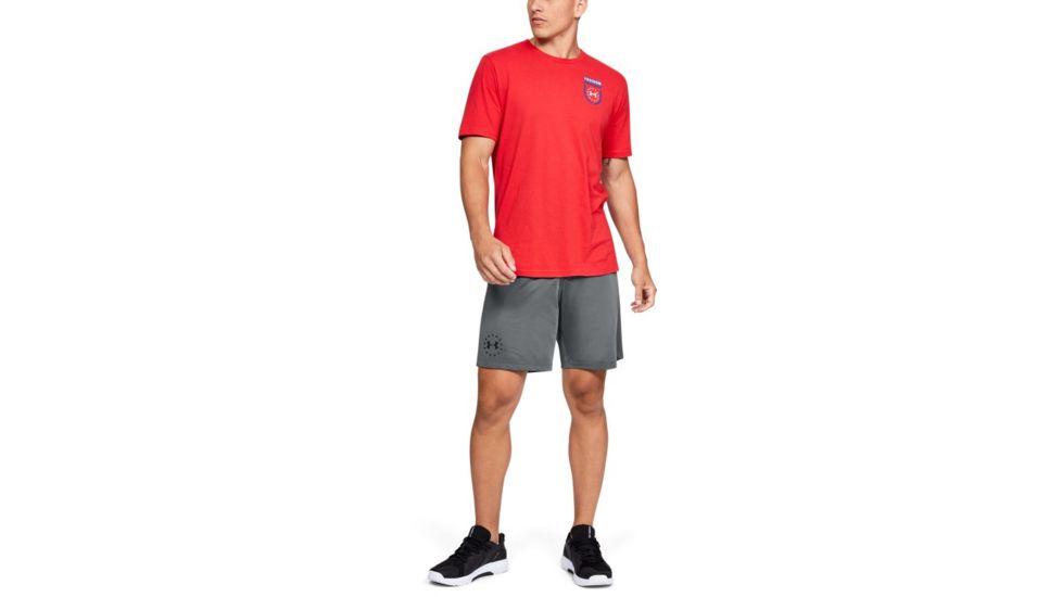 Under Armour UA Freedom MK-1 Shorts - Mens, Extra Large, Pitch Gray, 1355562012XL