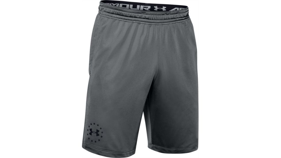 Under Armour UA Freedom MK-1 Shorts - Mens, Extra Large, Pitch Gray, 1355562012XL