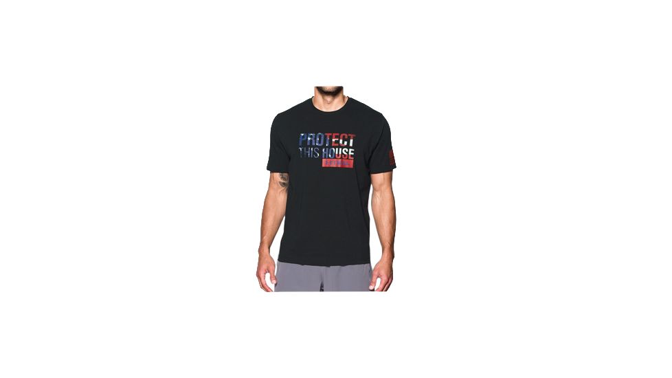 Under Armour Ua Freedom Protect This House, Black/red - 1300410001XXL