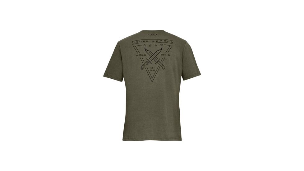 Under Armour Ua Freedom Tactical Division T-shirt, Marine Od Green - 1316775390XXL