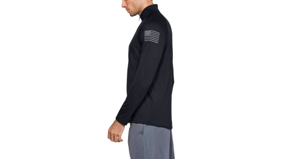 Under Armour UA Freedom Tech 2.0 1/2 Zip - Mens, 2XL, Black, 13555610012X