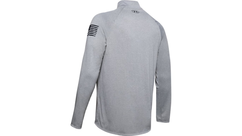 Under Armour UA Freedom Tech 2.0 1/2 Zip - Mens, Medium, Steel Light Heather, 1355561035MD