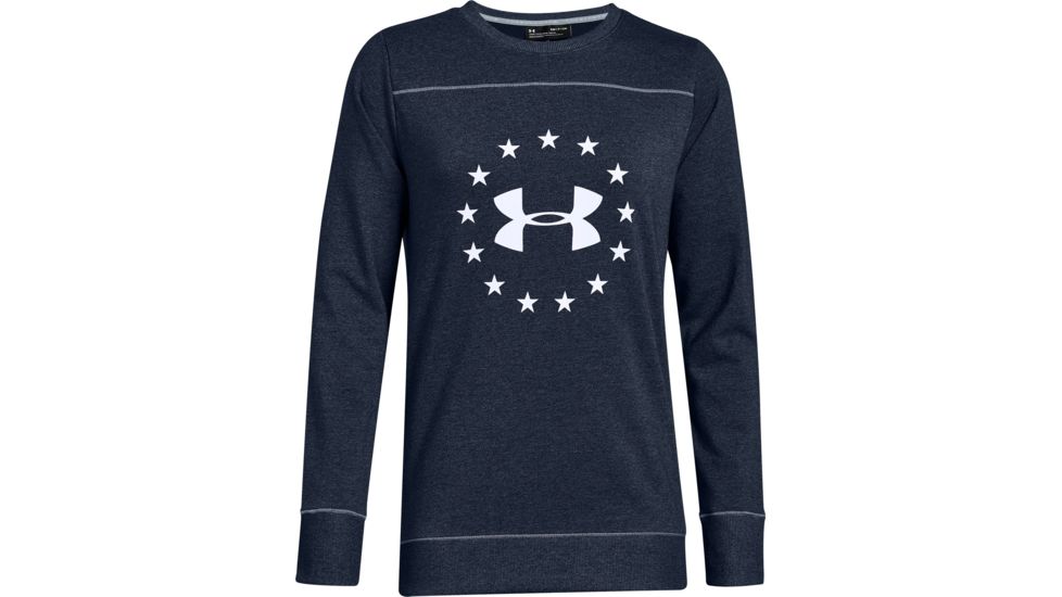 Under Armour UA Freedom Threadborne Crew Long Sleeve T-Shirt - Womens, 2XL, Lightning, 1305245409XXL
