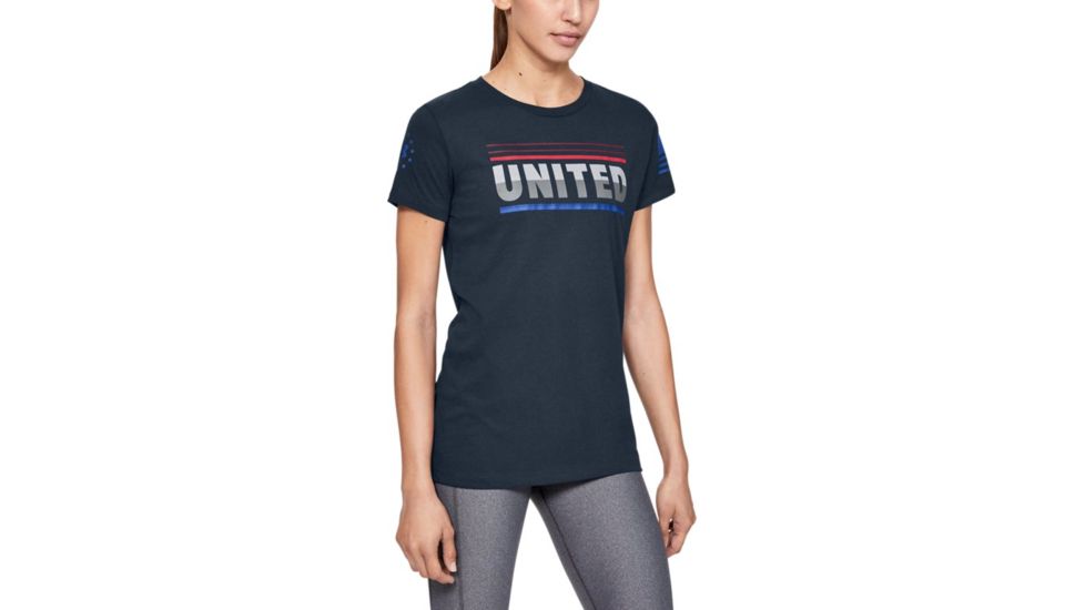 Under Armour UA Freedom United T-Shirt - Womens, 2XL, ACADEMY, 13521454082X