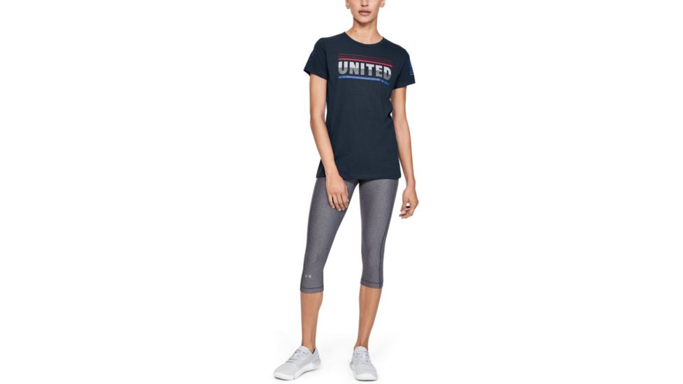 Under Armour UA Freedom United T-Shirt - Womens, 2XL, ACADEMY, 13521454082X