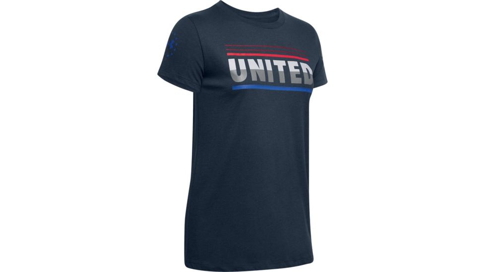 Under Armour UA Freedom United T-Shirt - Womens, 2XL, ACADEMY, 13521454082X