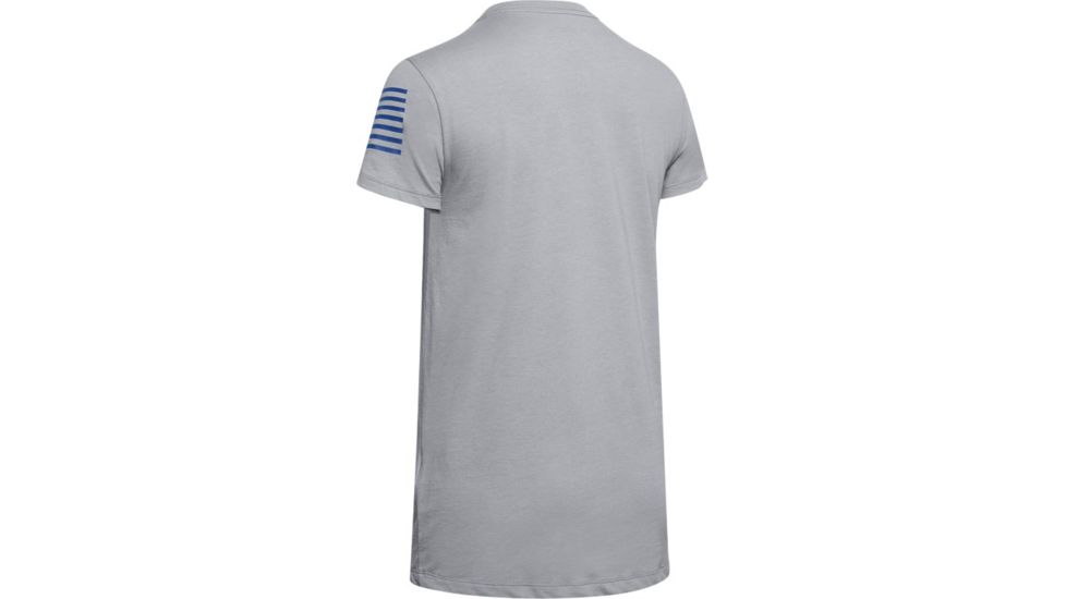 Under Armour UA Freedom United T-Shirt - Womens, 2XL, Steel, 13521450362X