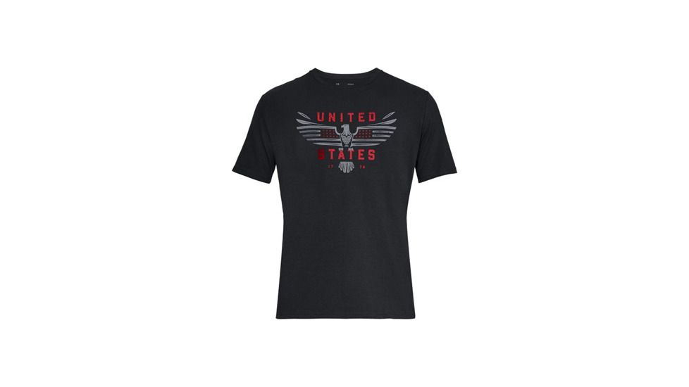Under Armour Ua Freedom Us Eagle T-shirt, Black - 1316682002XXL