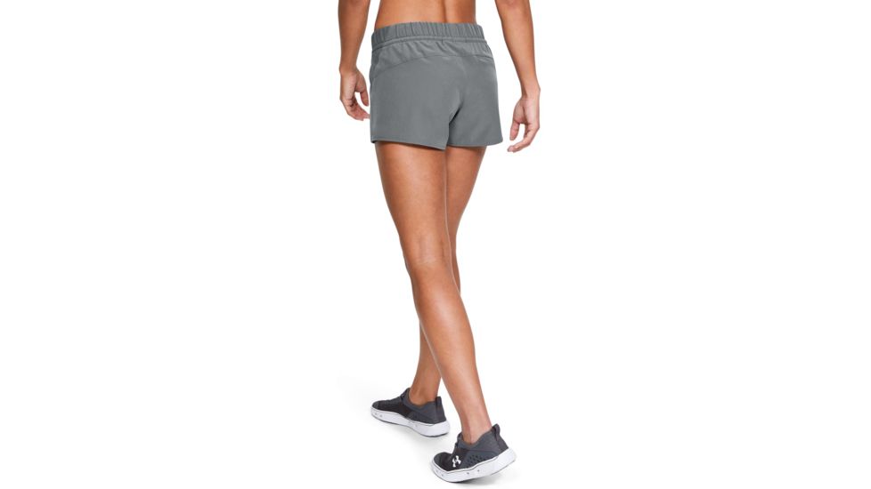 Under Armour UA Fusion Printed Shorts - Women's, Large, Pitch Gray, 1347362013LG